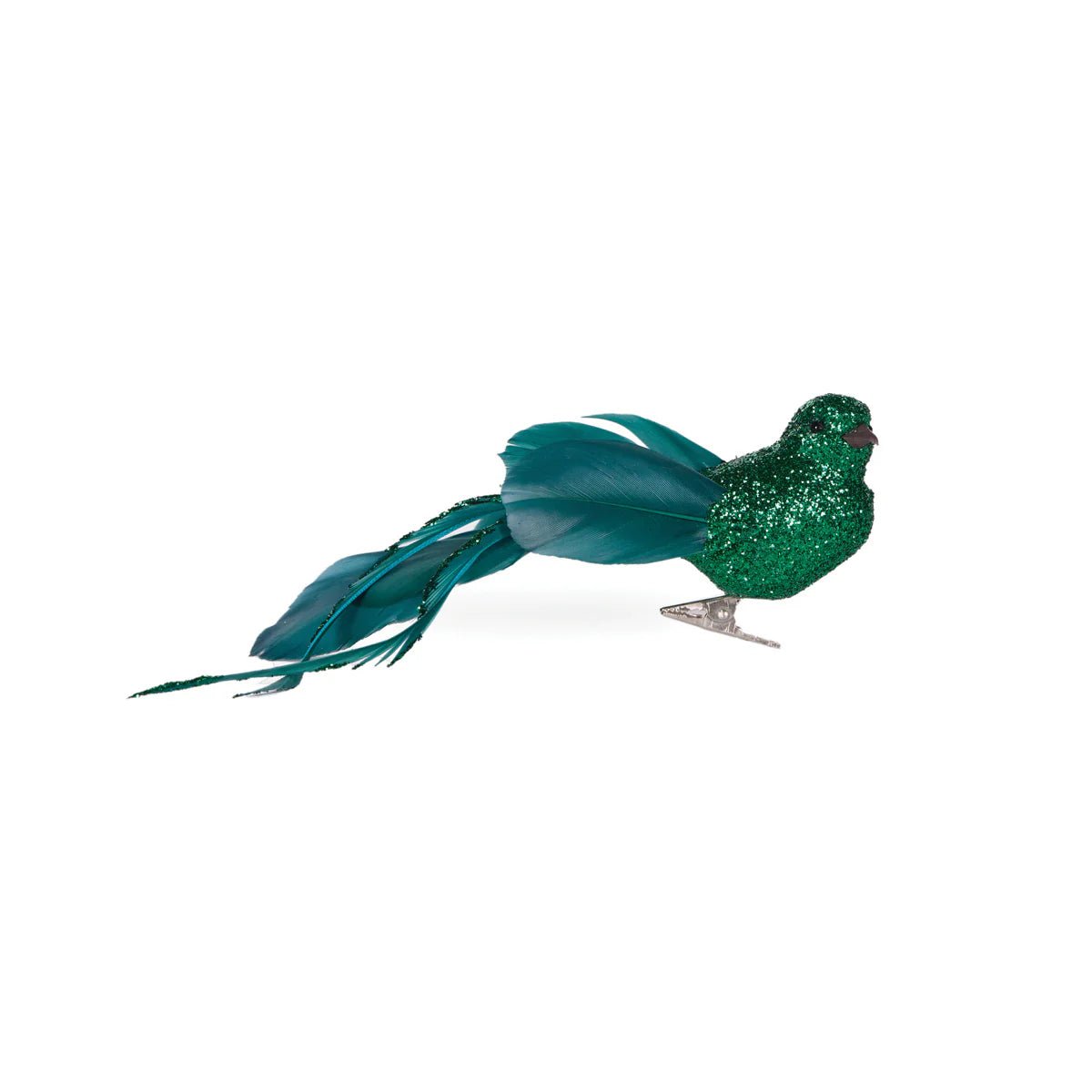 GREEN LONG TAILED FEATHER BIRD - Pure Apotheca