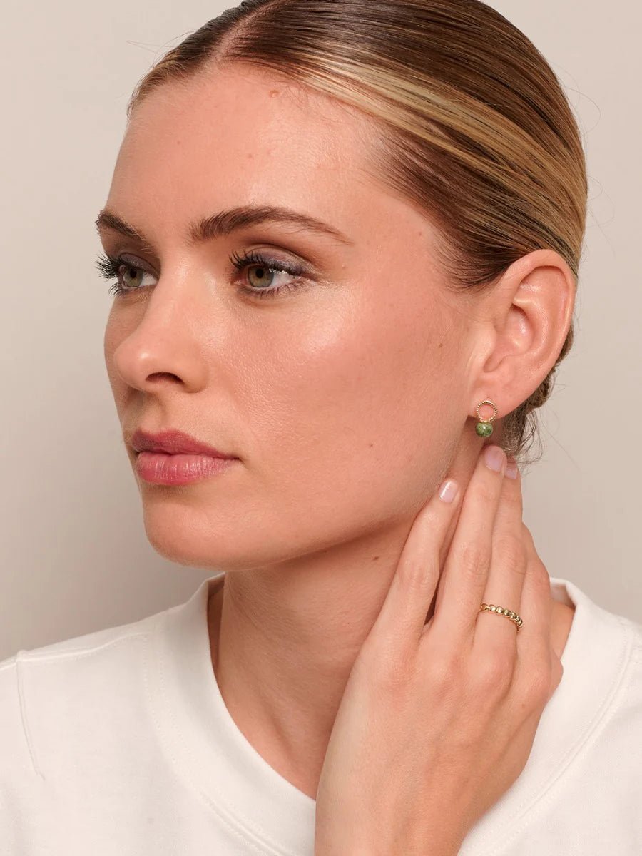 Green Porta Bell Earring - Pure Apotheca