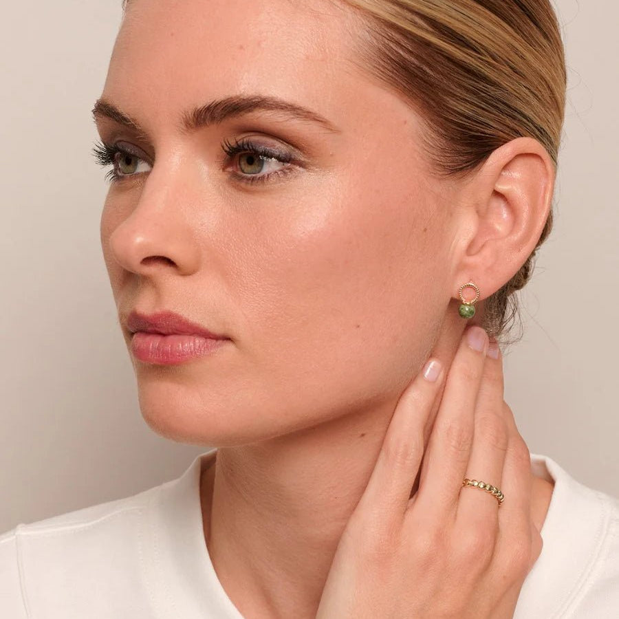 Green Porta Bell Earring - Pure Apotheca