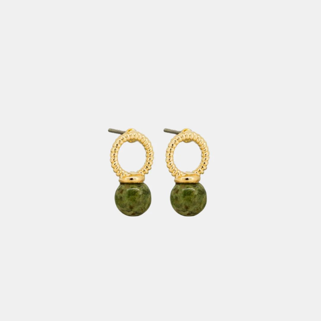 Green Porta Bell Earring - Pure Apotheca