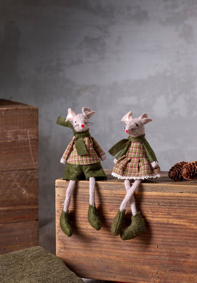 Green Tilly Mouse Hanging - Pure Apotheca