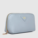 Greta Cosmetic Case Dusty Blue - Pure Apotheca