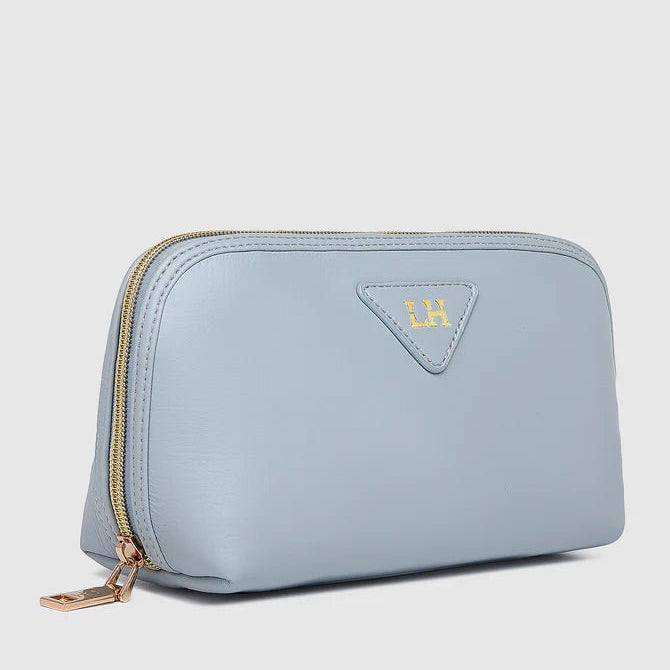 Greta Cosmetic Case Dusty Blue - Pure Apotheca