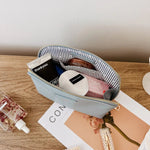 Greta Cosmetic Case Dusty Blue - Pure Apotheca