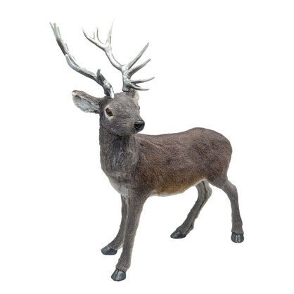 GREY STANDING DEER 75CM - Pure Apotheca