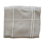 Grid Baby Blanket Latte - Pure Apotheca