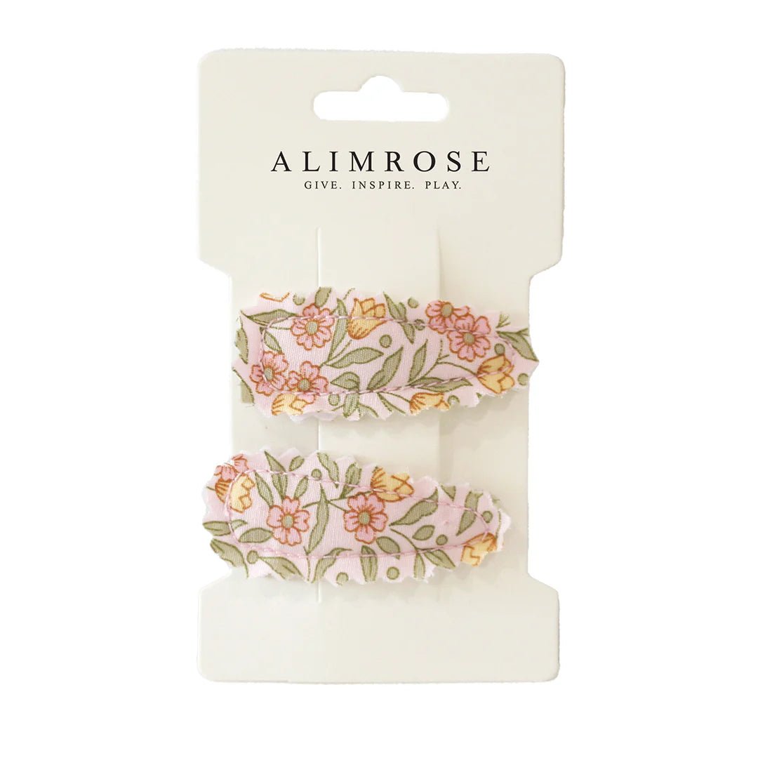 Hair Clip Set/2 Blossom Lilly Pink - Pure Apotheca