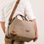 Hamilton Nylon Weekender Bag Coffee - Pure Apotheca