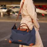 Hamilton Nylon Weekender Bag Navy - Pure Apotheca