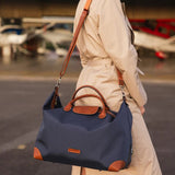 Hamilton Nylon Weekender Bag Navy - Pure Apotheca