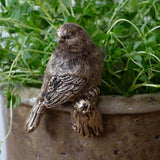 Hanging Bird Decor Gold Tail Down - Pure Apotheca