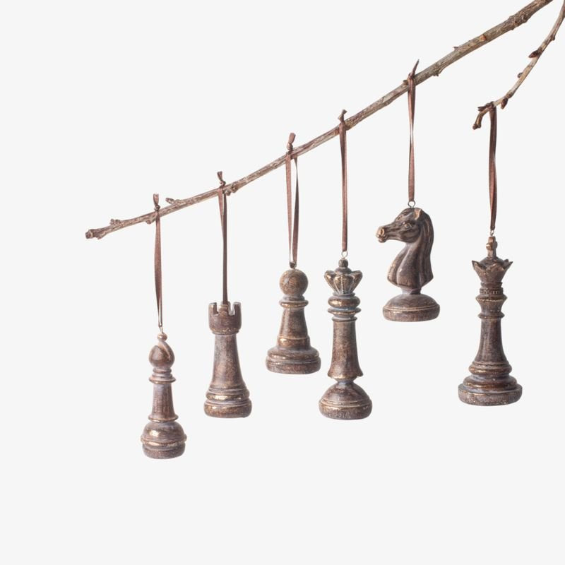 Hanging Chess Pieces (6PC) - Pure Apotheca