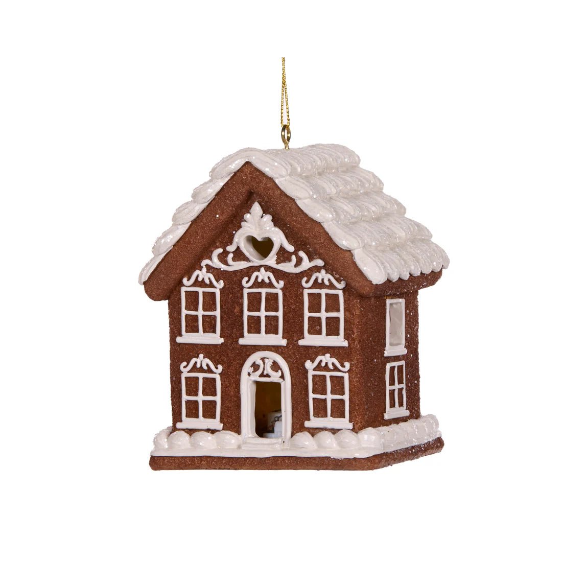 HANGING LED GINGERBREAD COTTAGE - Pure Apotheca