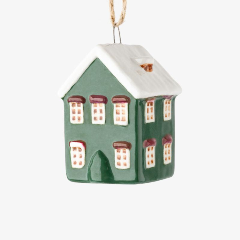 Hanging Mini House Green - Pure Apotheca