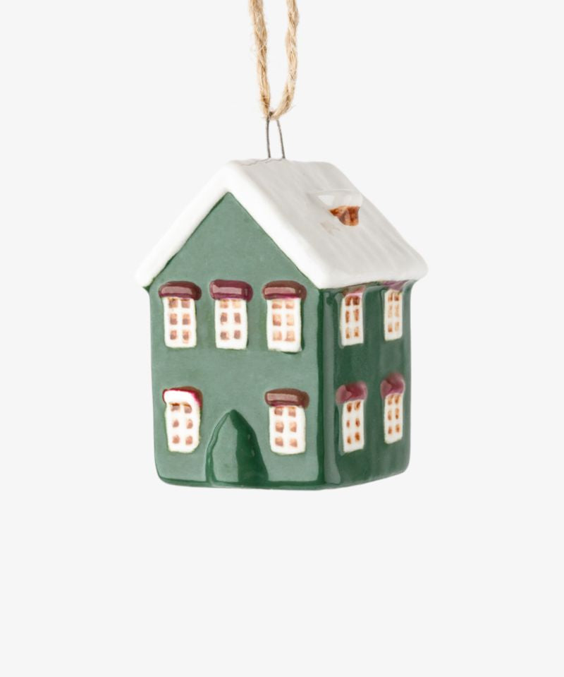 Hanging Mini House Green - Pure Apotheca