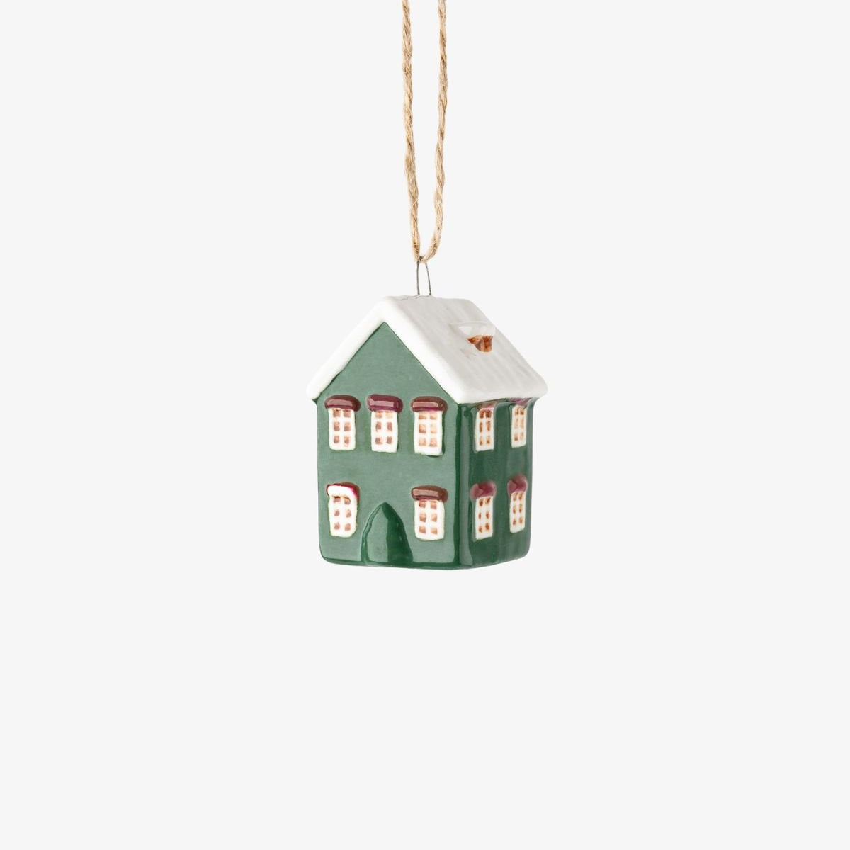 Hanging Mini House Green - Pure Apotheca