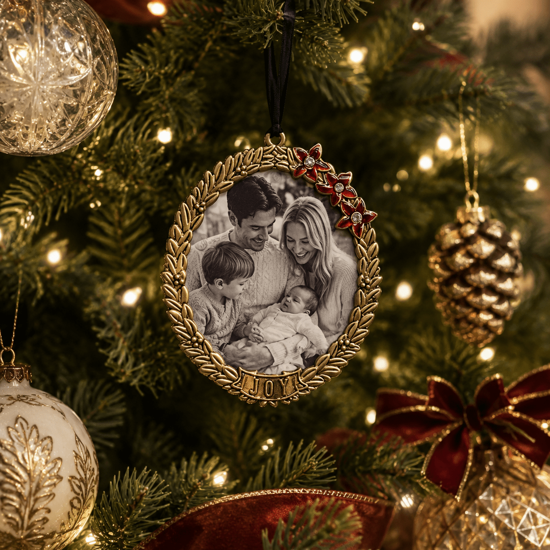 Hanging Oval Frame Joy - Pure Apotheca