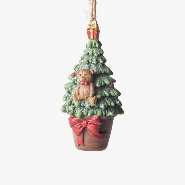 Hanging Potted Tree with Bear - Pure Apotheca