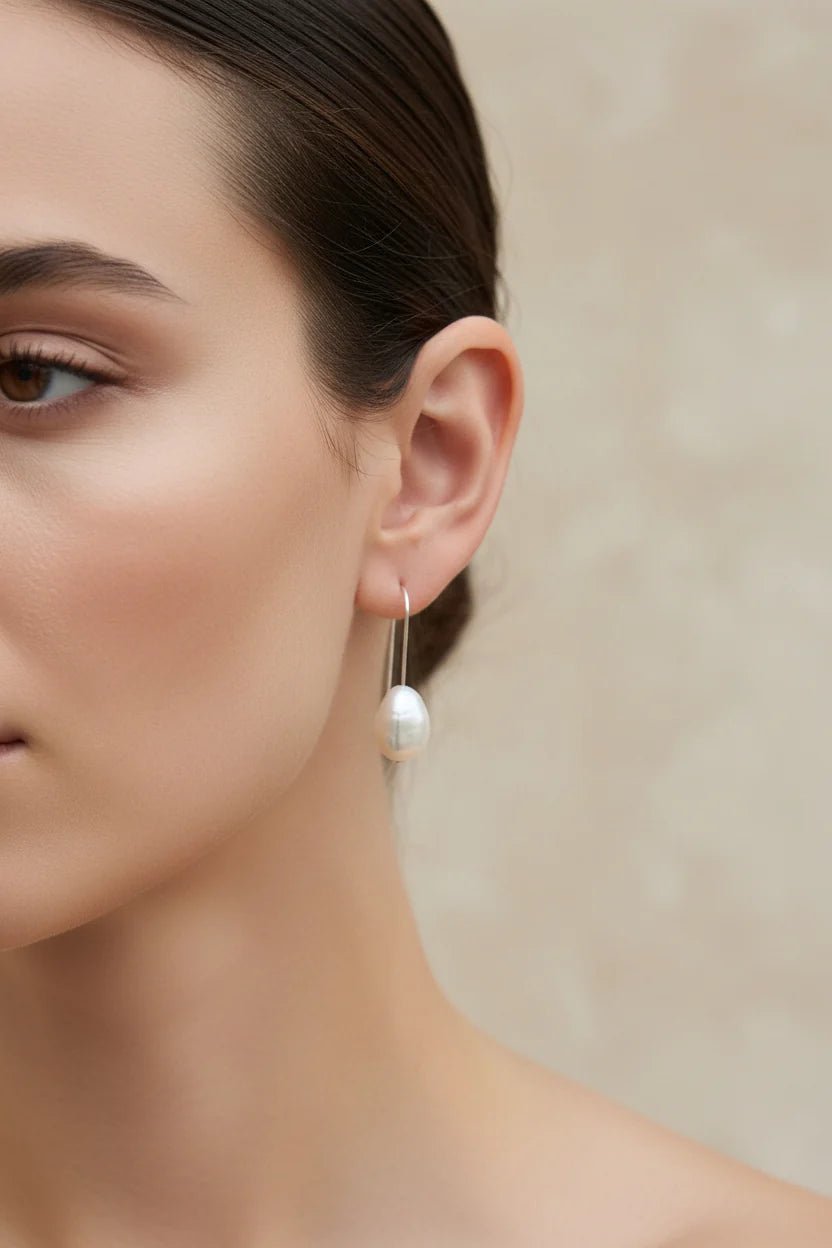 Hannah 14K Gold Pearl Earring - Pure Apotheca
