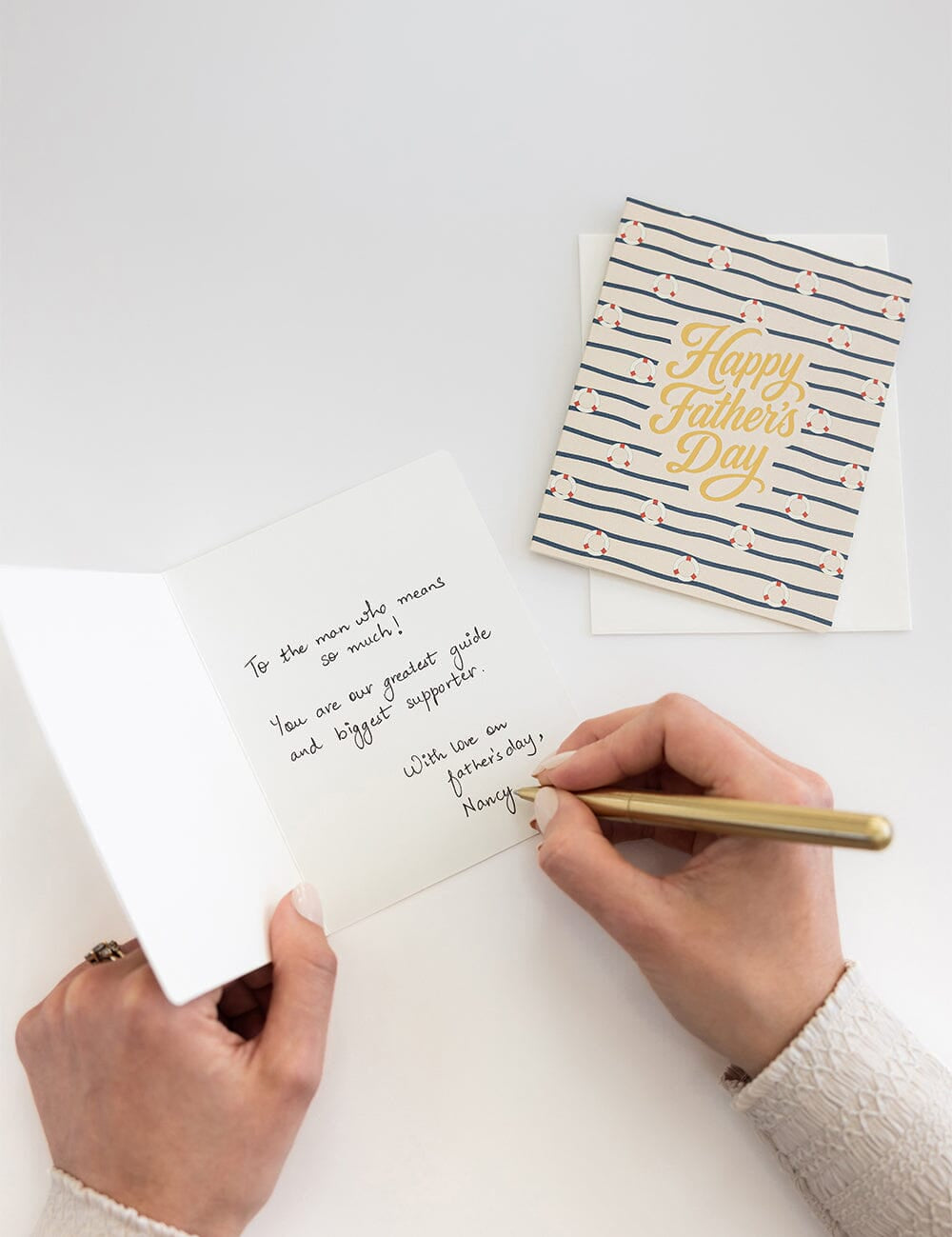 Happy Fathers Day Card Nautical - Pure Apotheca