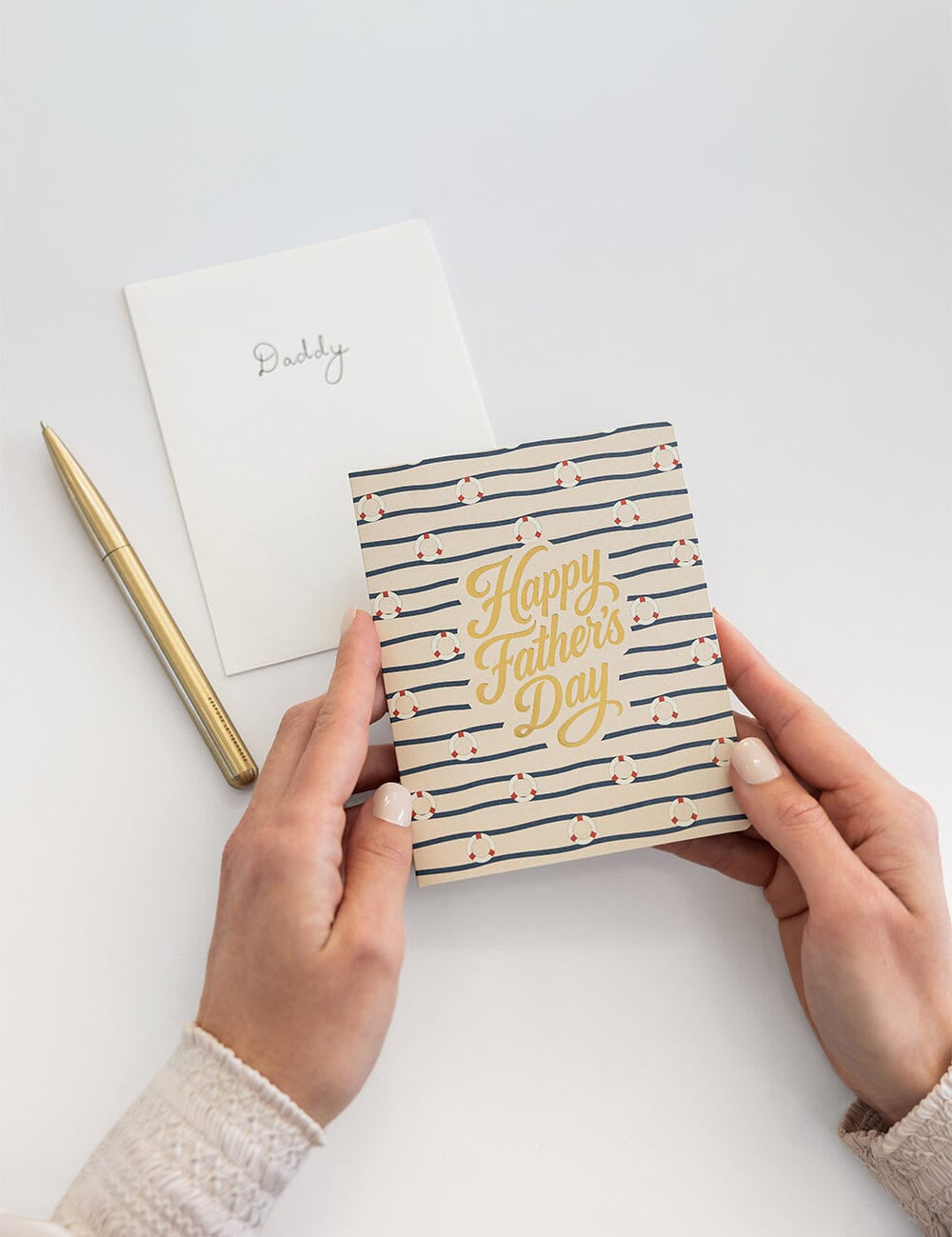 Happy Fathers Day Card Nautical - Pure Apotheca