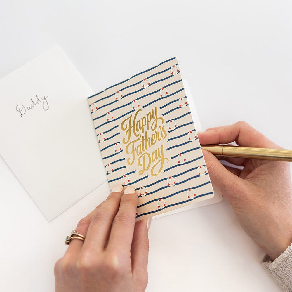 Happy Fathers Day Card Nautical - Pure Apotheca