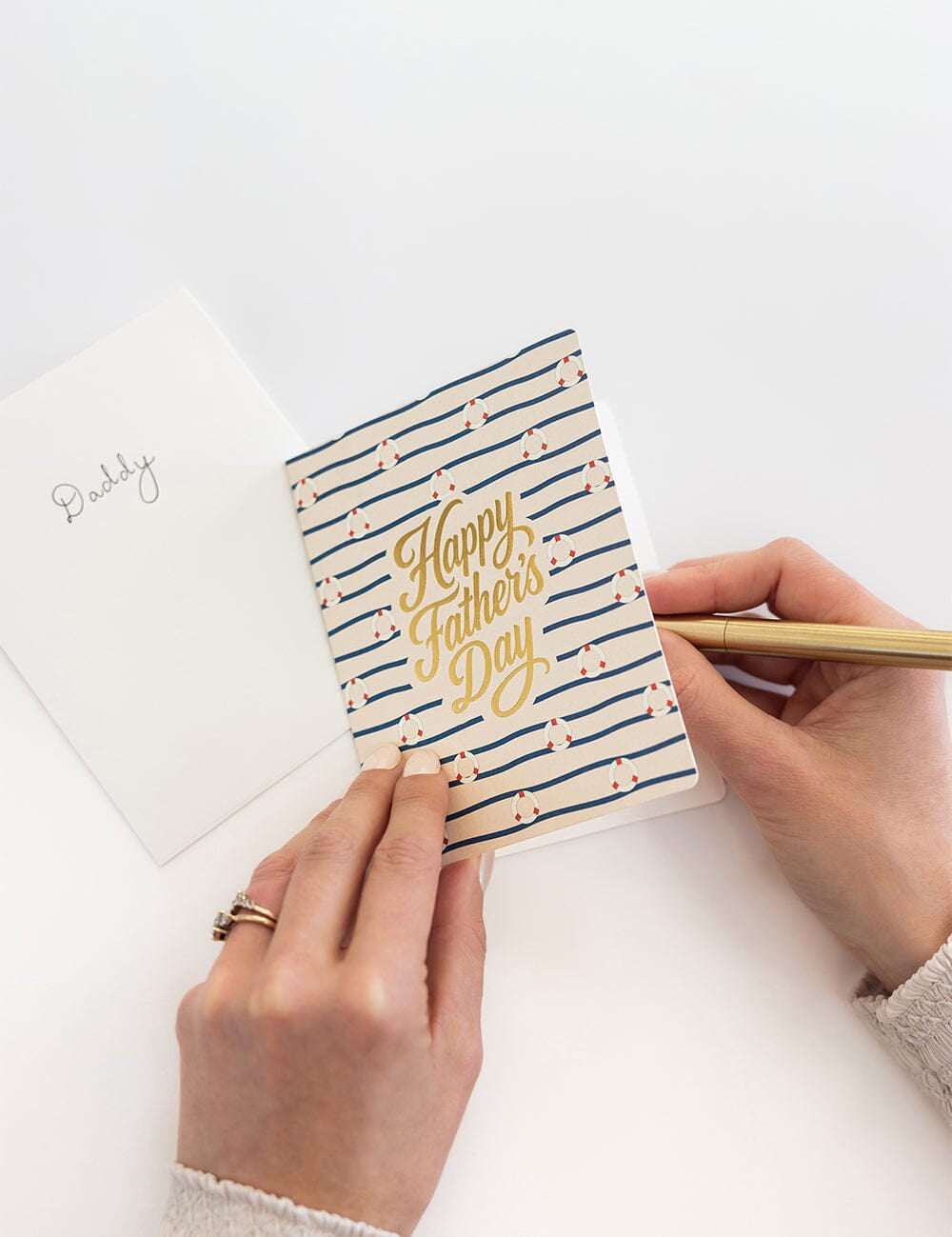 Happy Fathers Day Card Nautical - Pure Apotheca
