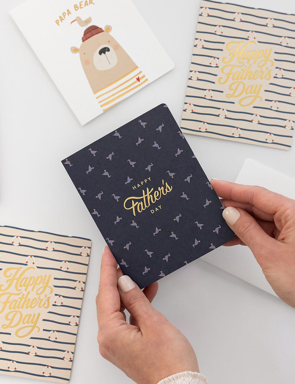 Happy Fathers Day Card Seagulls - Pure Apotheca