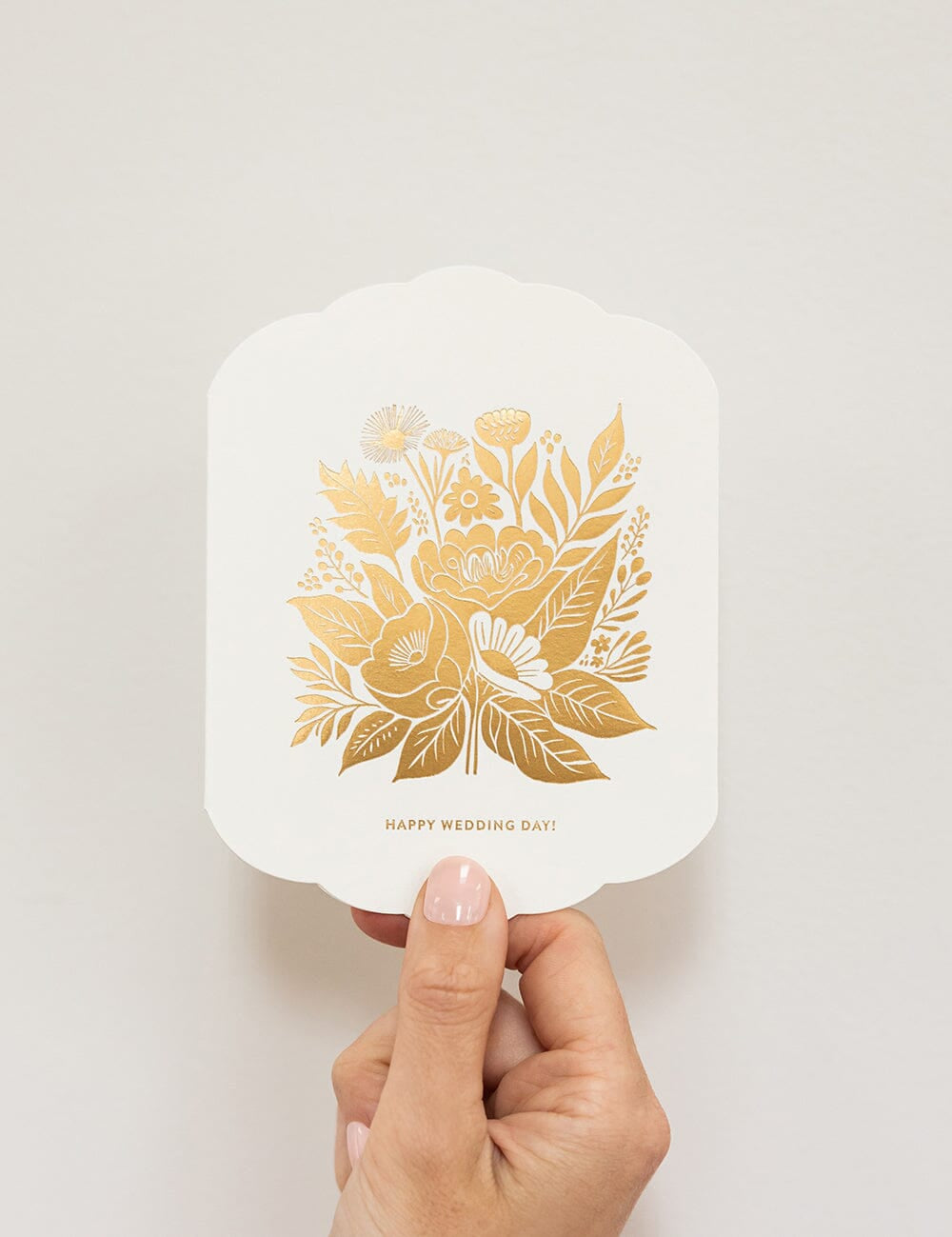 Happy Wedding Day Scallop Card - Pure Apotheca
