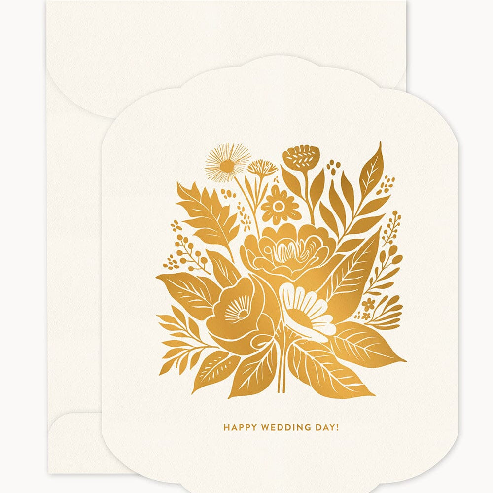 Happy Wedding Day Scallop Card - Pure Apotheca