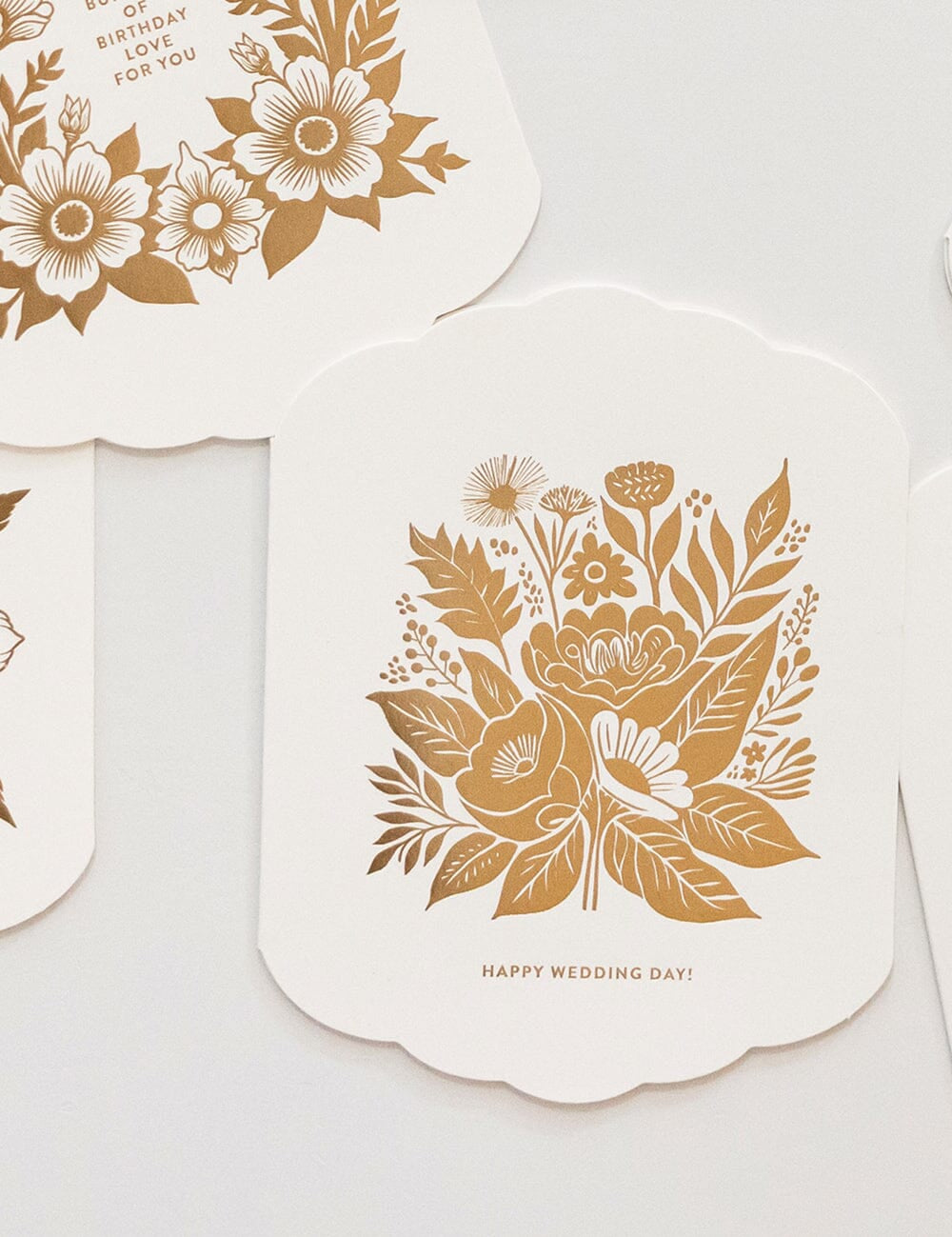 Happy Wedding Day Scallop Card - Pure Apotheca