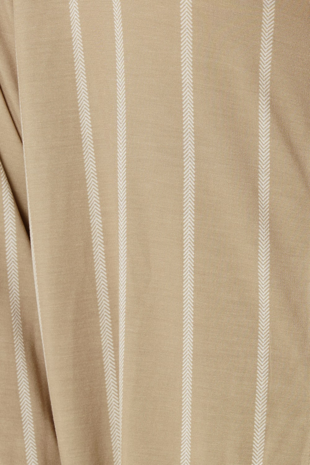 Harlow Bamboo Striped PJ Set Biscuit - Pure Apotheca