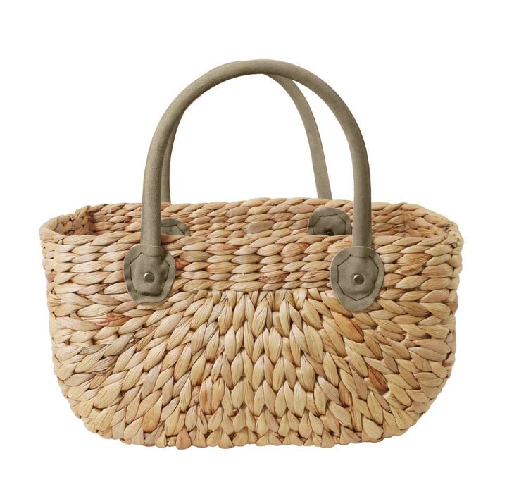 Harvest Basket Suede Forest Green - Pure Apotheca
