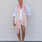 Hattie Scarf Pink Cream - Pure Apotheca