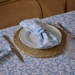 HAYMAN BLUE TABLECLOTH 150X230CM - Pure Apotheca