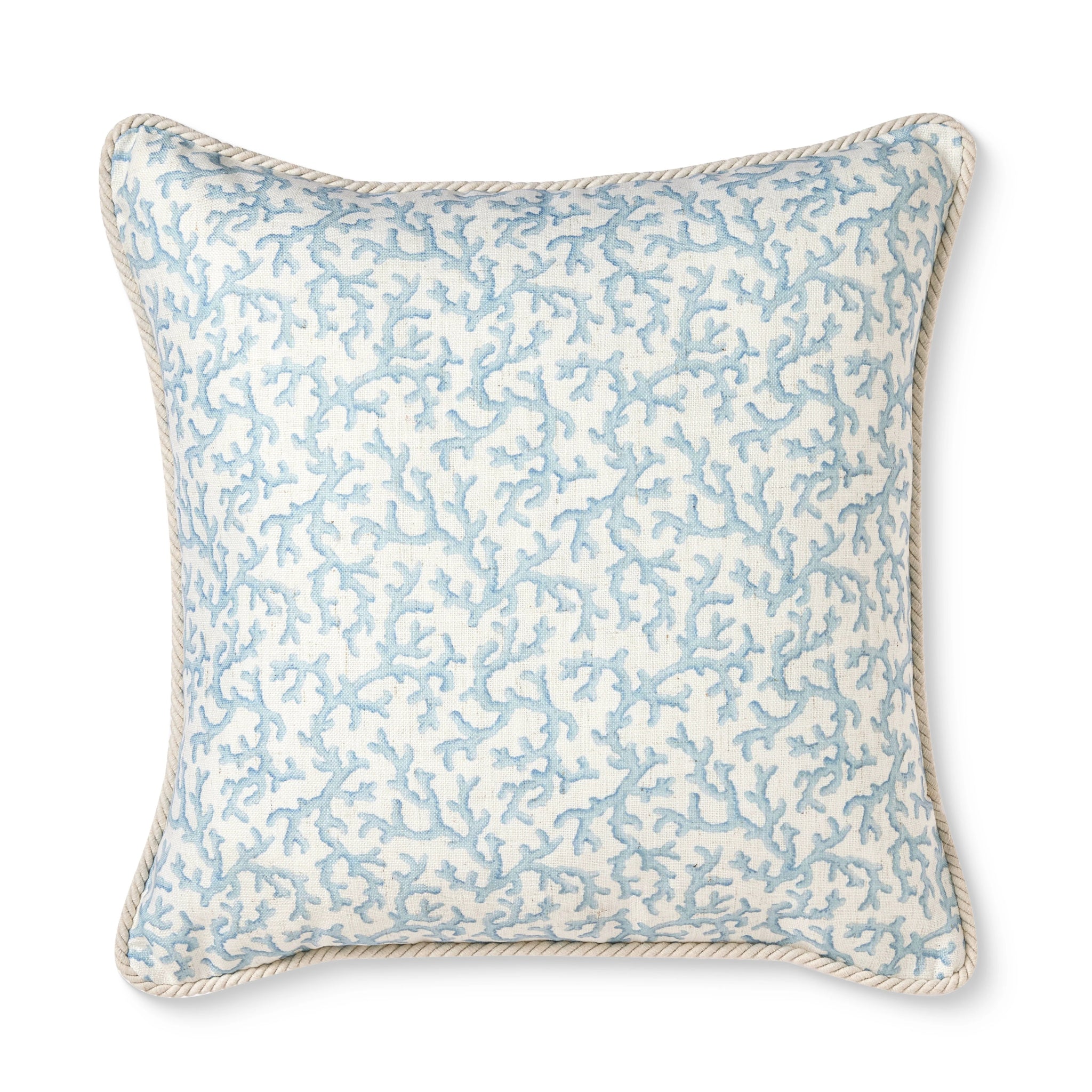 HAYMAN CORAL BLUE CUSHION 50CM - Pure Apotheca