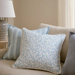 HAYMAN CORAL BLUE CUSHION 50CM - Pure Apotheca