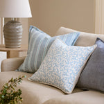 HAYMAN CORAL BLUE CUSHION 50CM - Pure Apotheca
