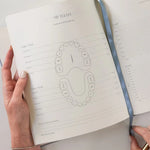 Heirloom Baby’s First Year Memory Journal - Luna Blue - Pure Apotheca