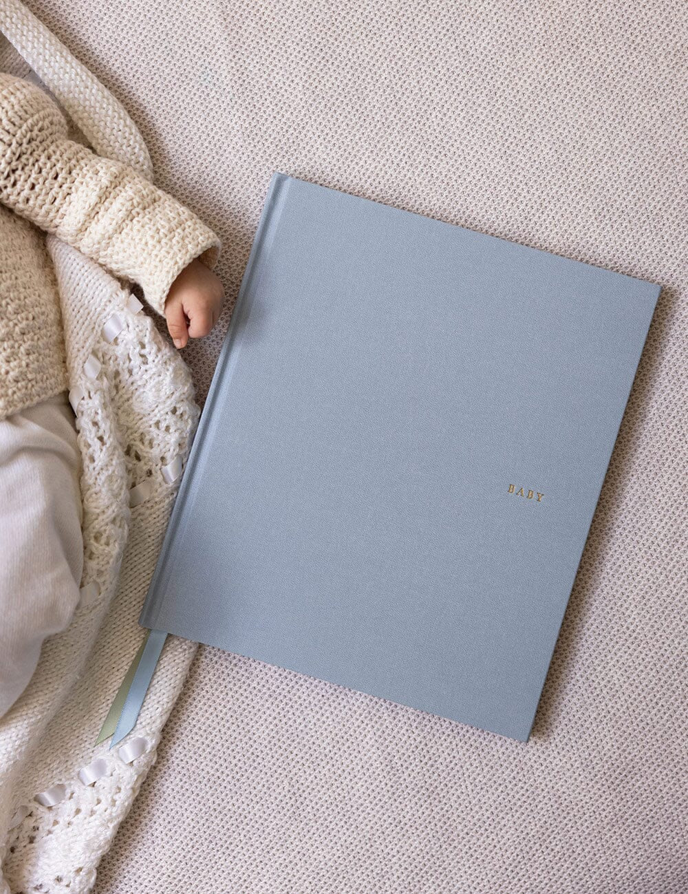Heirloom Baby’s First Year Memory Journal - Luna Blue - Pure Apotheca