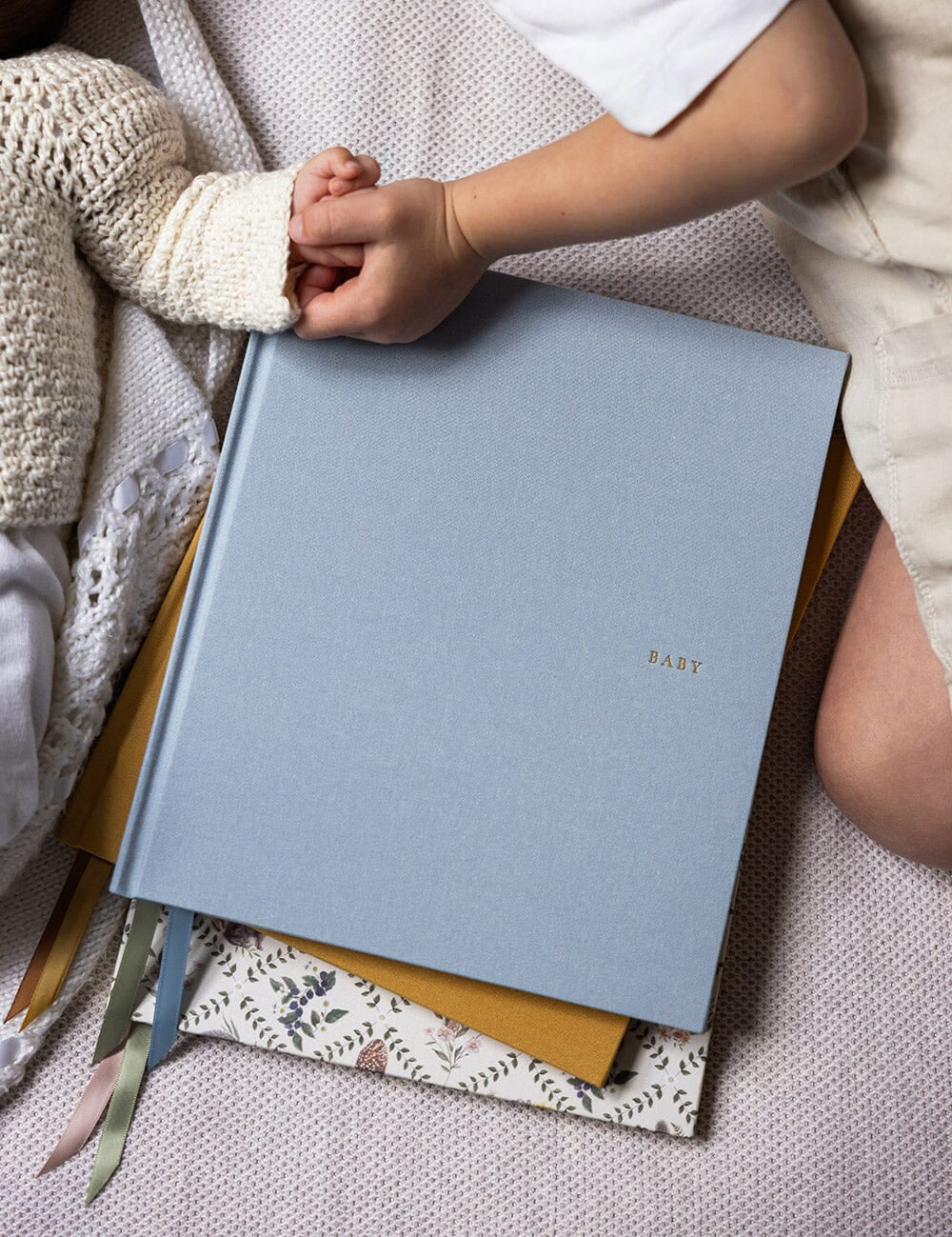 Heirloom Baby’s First Year Memory Journal - Luna Blue - Pure Apotheca