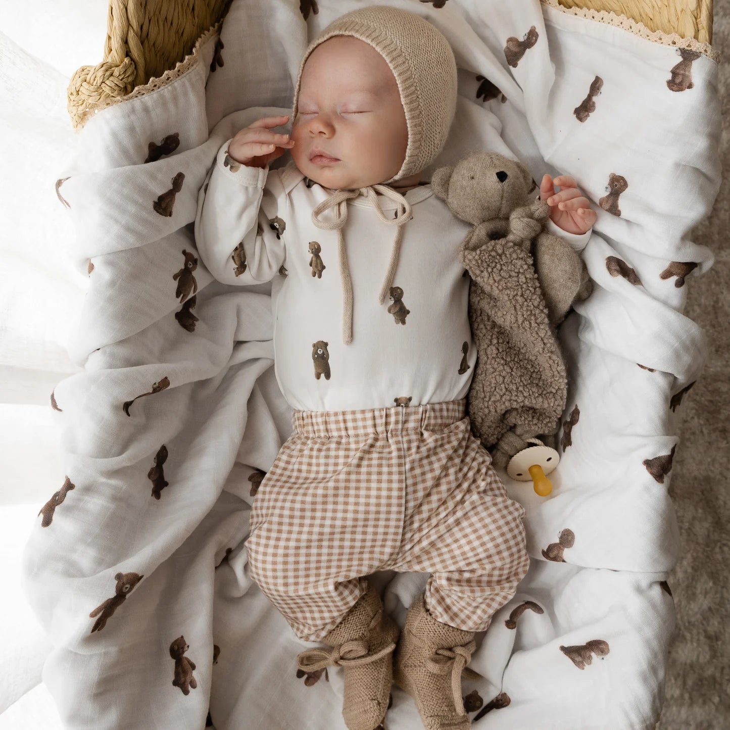 Heirloom Blanket Teddy Bear - Pure Apotheca