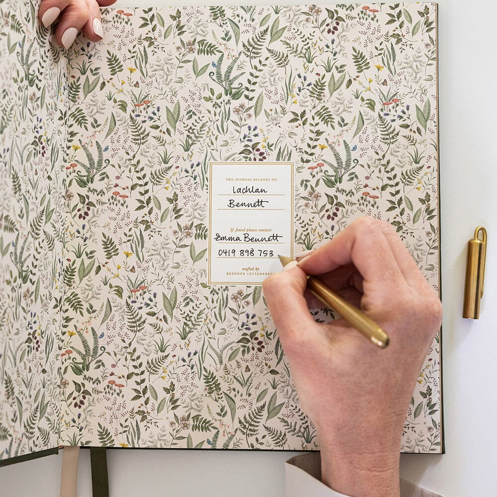 Heirloom Childhood Memory Journal Basil - Pure Apotheca