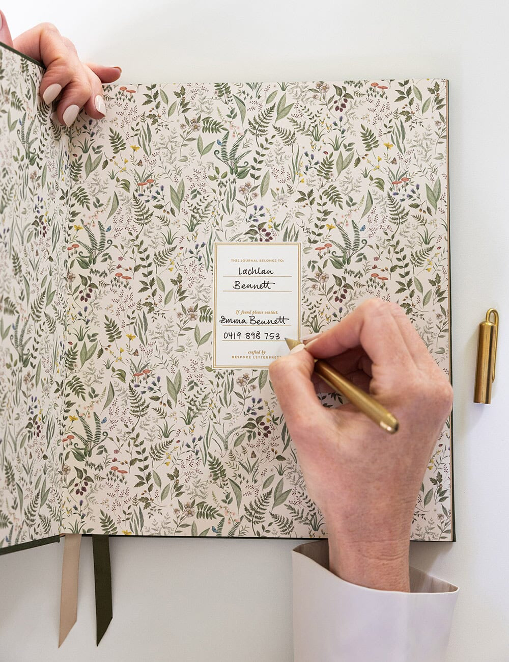 Heirloom Childhood Memory Journal Basil - Pure Apotheca