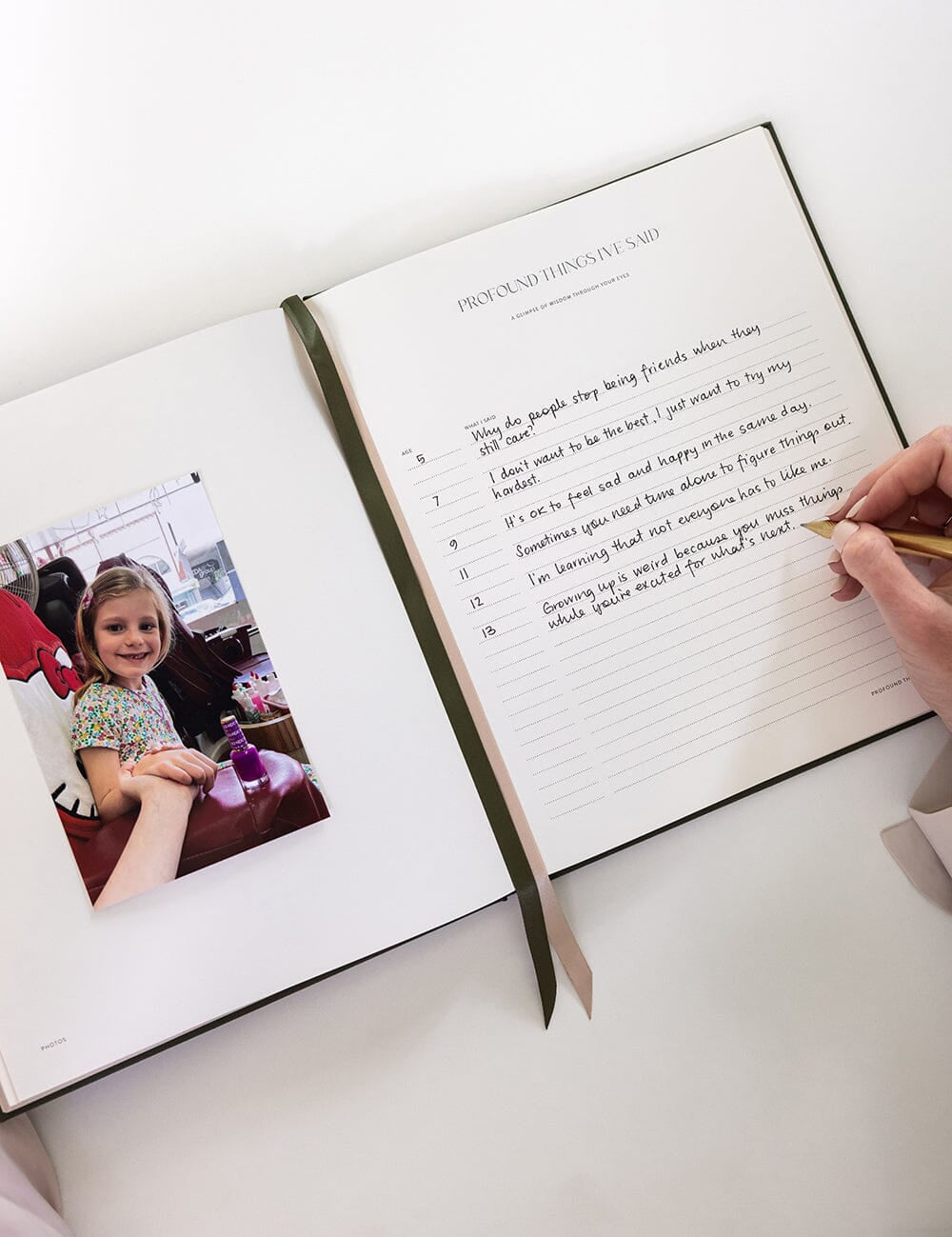 Heirloom Childhood Memory Journal Basil - Pure Apotheca