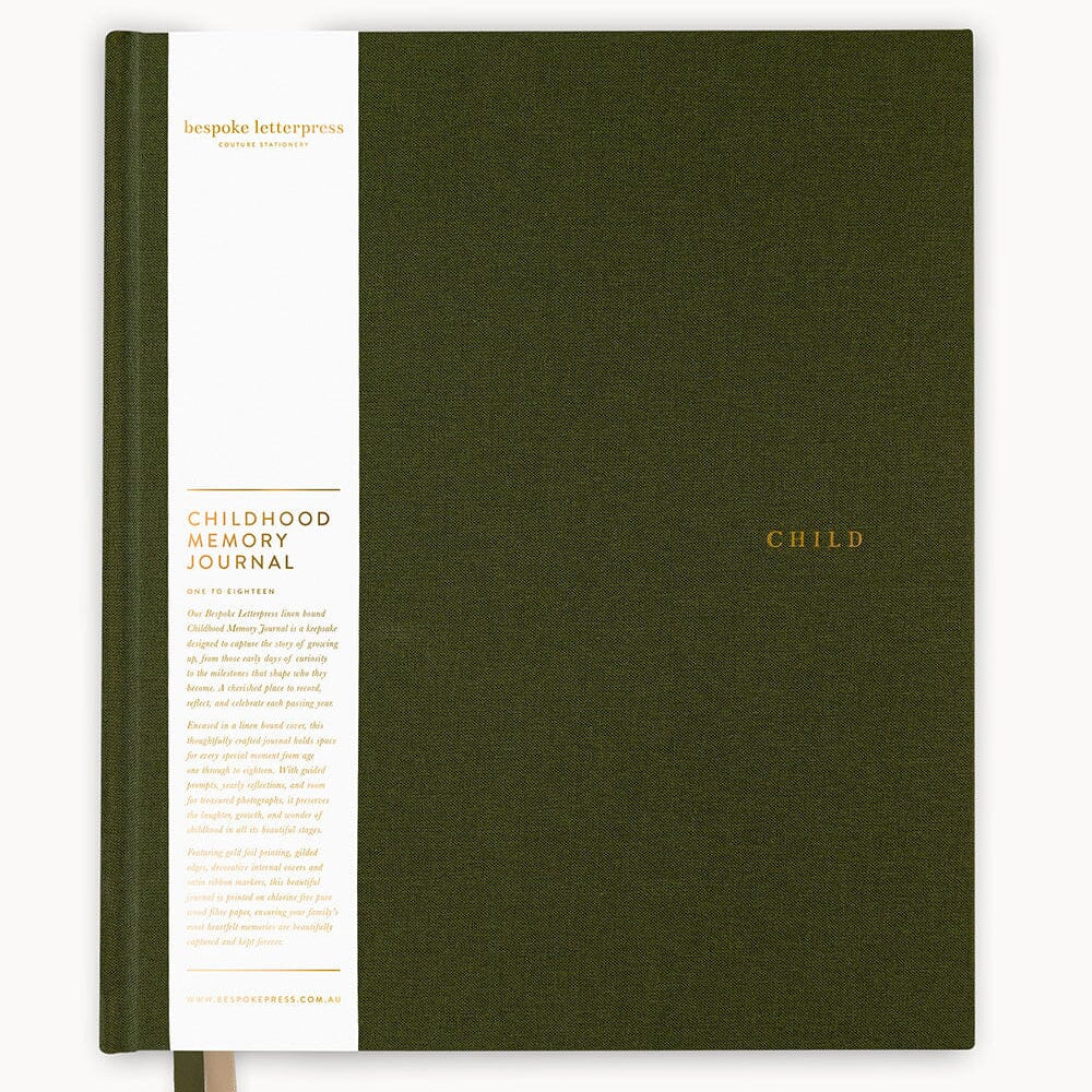 Heirloom Childhood Memory Journal Basil - Pure Apotheca
