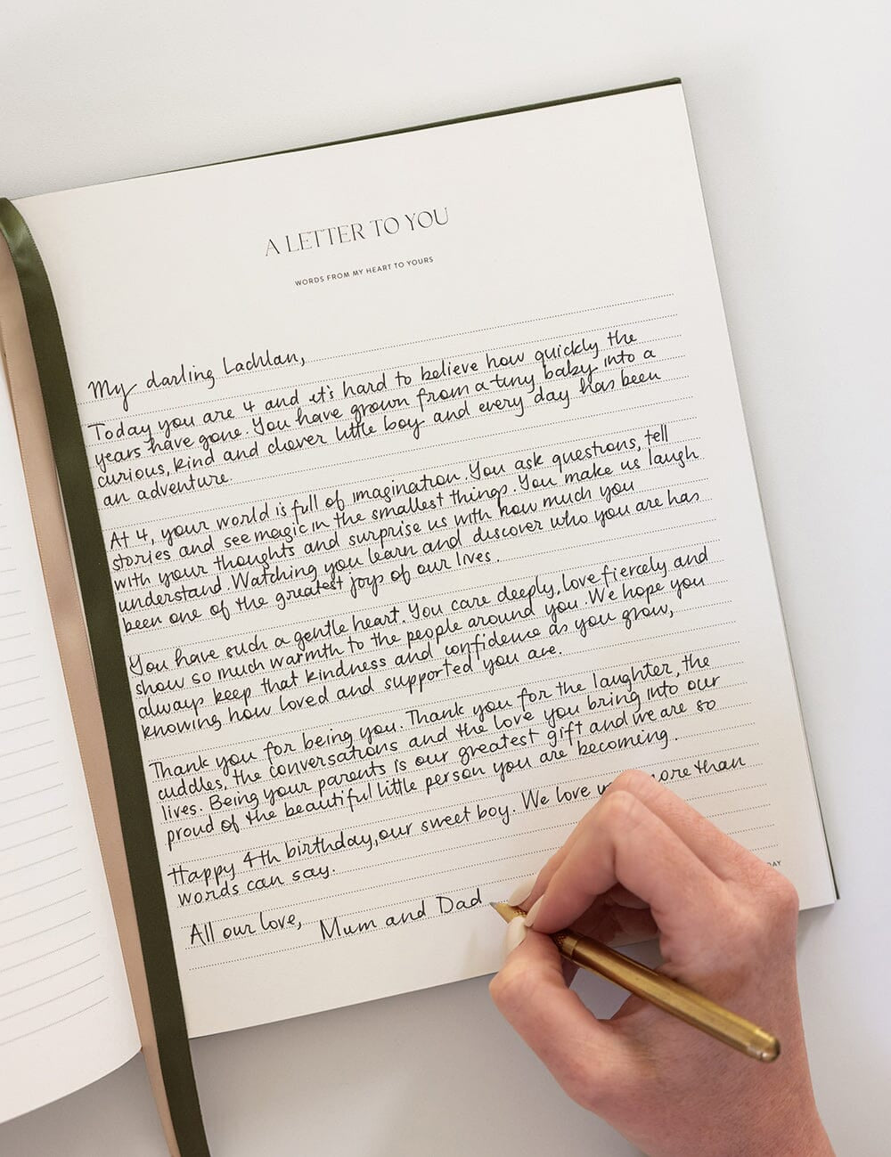 Heirloom Childhood Memory Journal Basil - Pure Apotheca