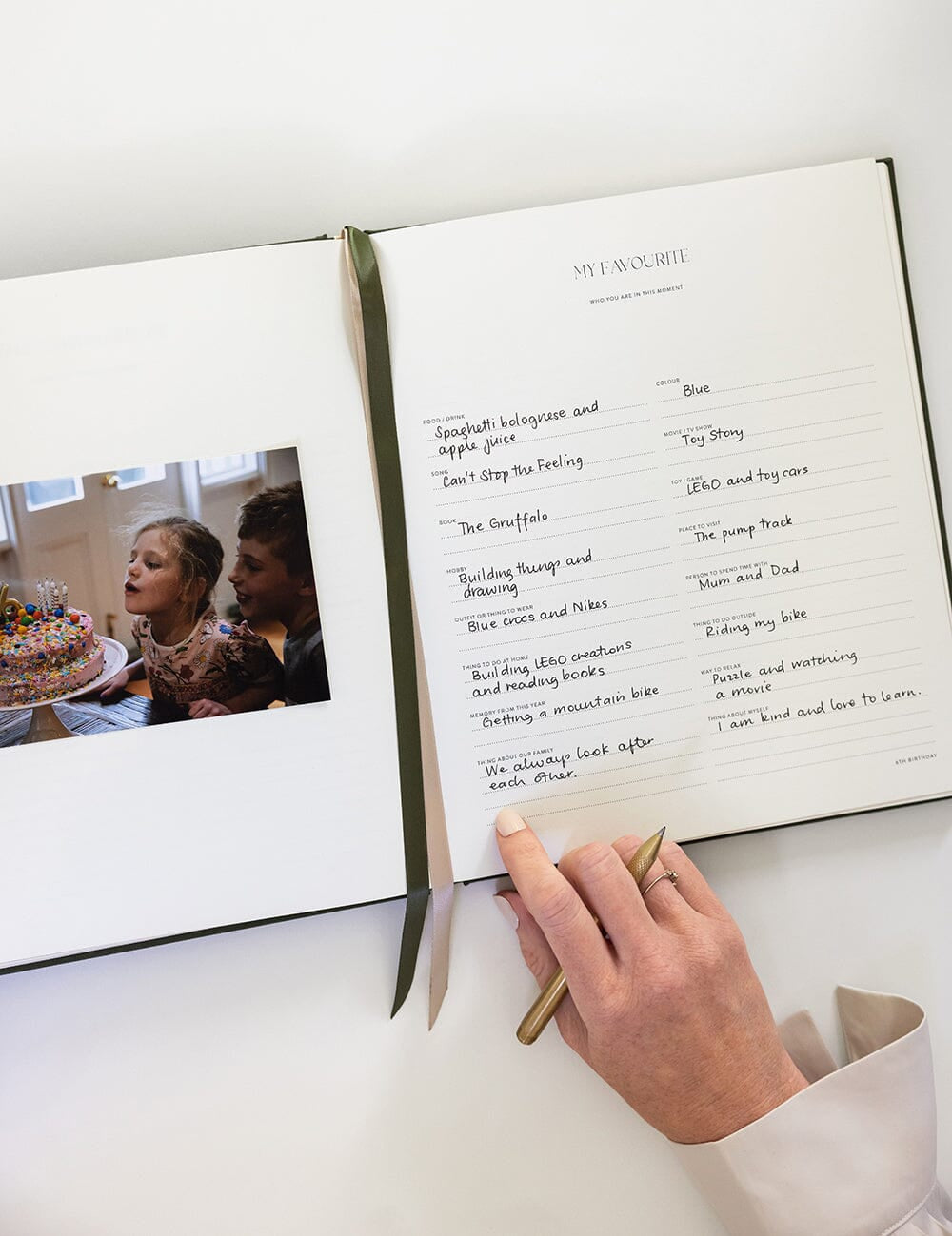 Heirloom Childhood Memory Journal Basil - Pure Apotheca