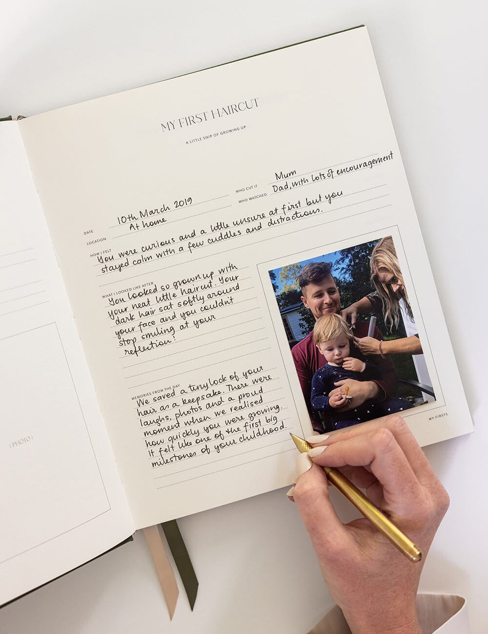 Heirloom Childhood Memory Journal Basil - Pure Apotheca