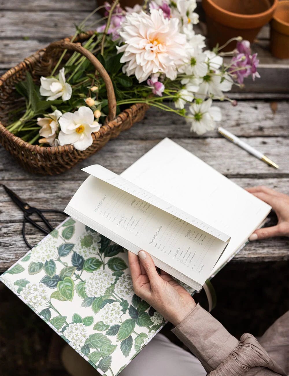 Heirloom Gardening Journal - Hydrangea - Pure Apotheca